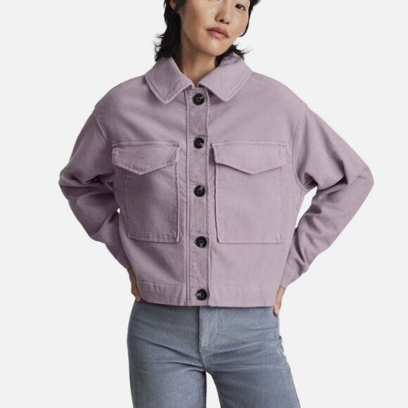 Everlane | The Moleskin Utility Jacket | Dusty Lavender | Size S - Picture 1 of 7